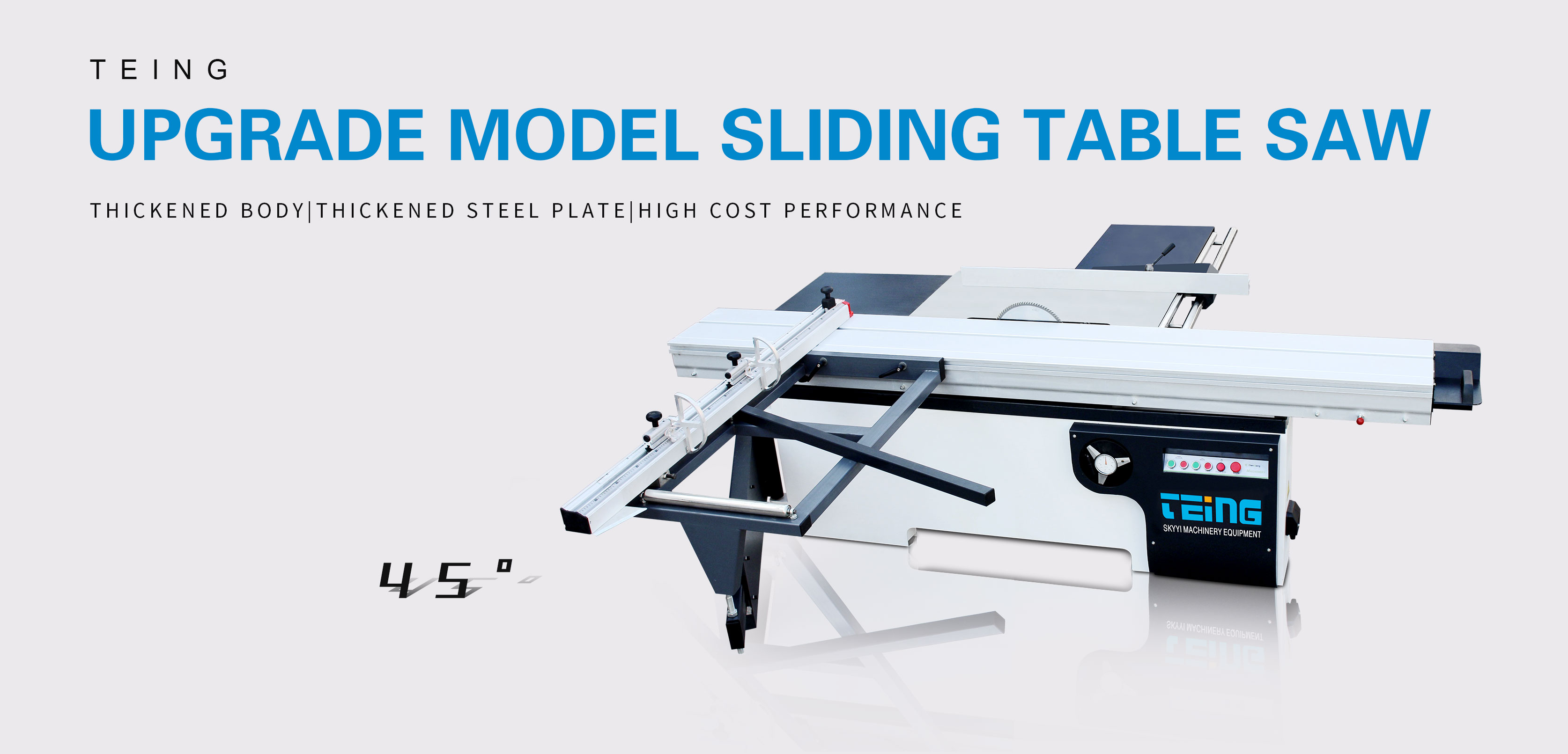 Sliding Table Saw MJ6128 45°