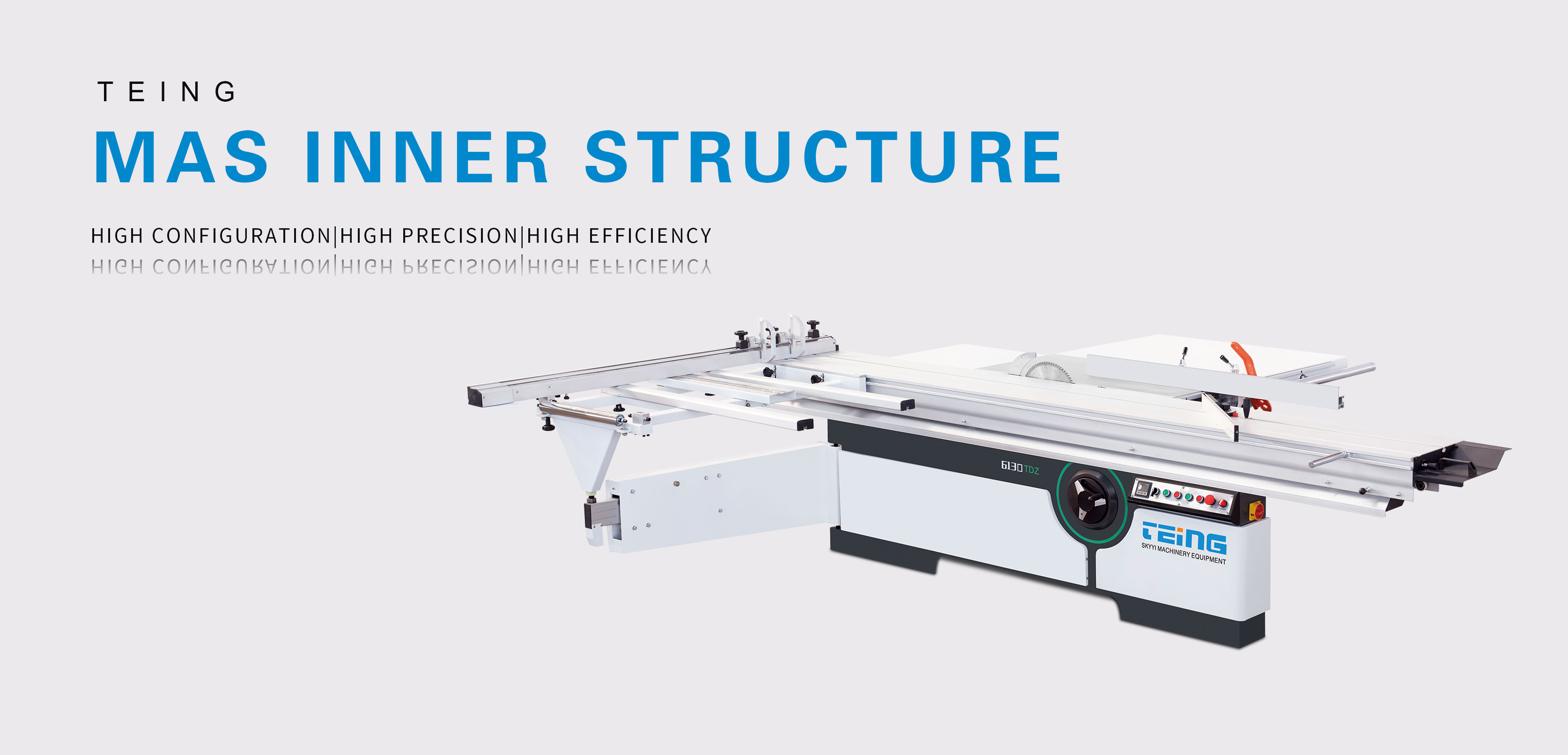Mas Inner Structure Sliding Table Saw