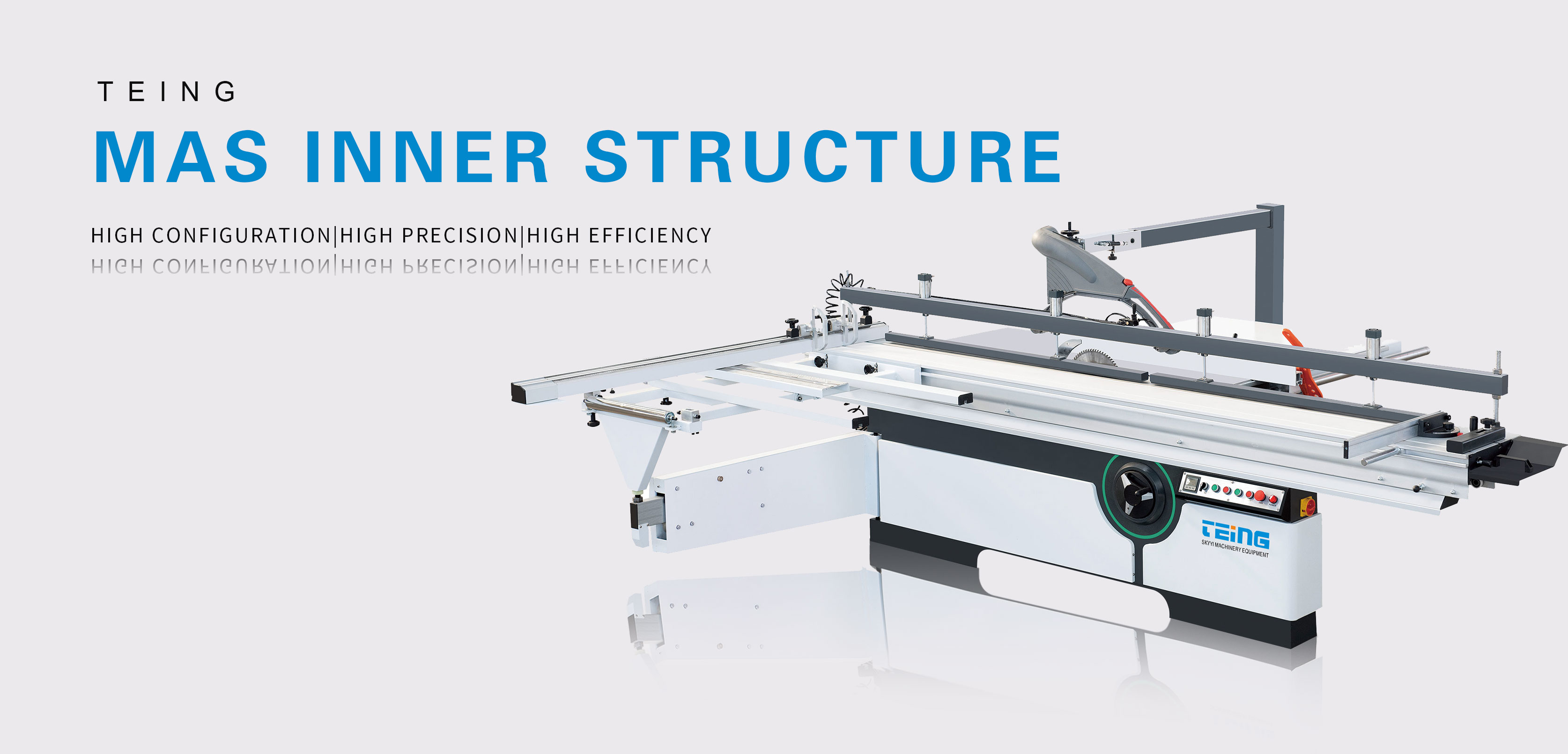 Mas Inner Structure Sliding Table Saw